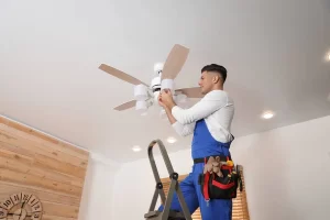 fan ceiling installation in NYC