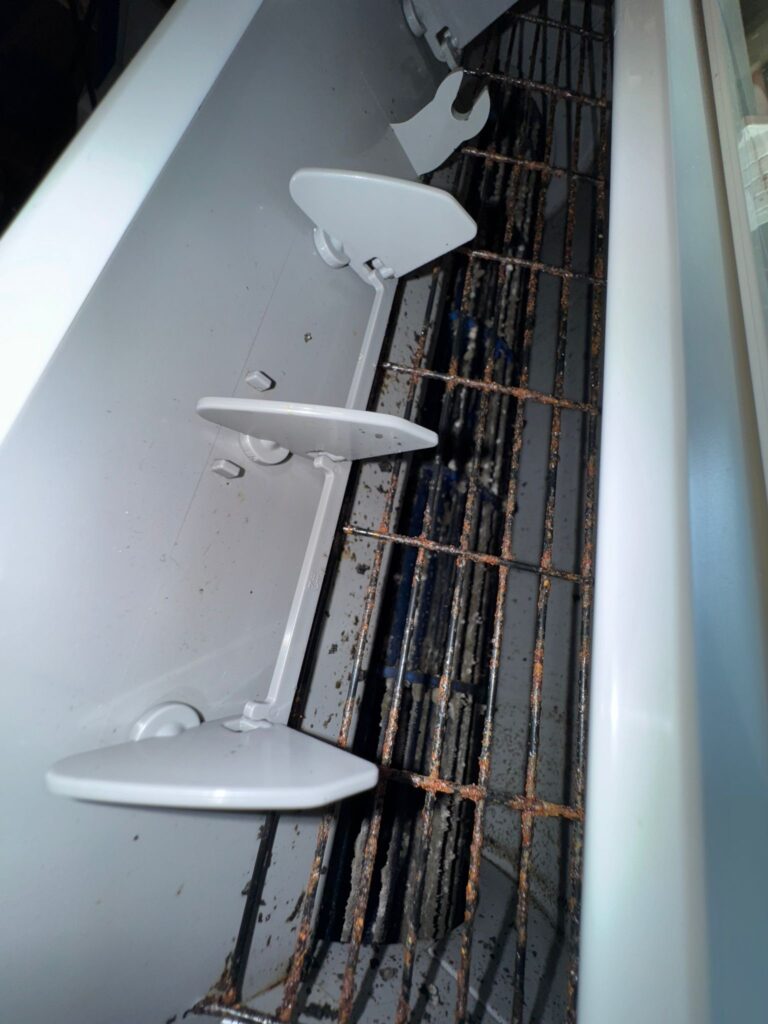 mold and corrosion inside window air conditioner coils