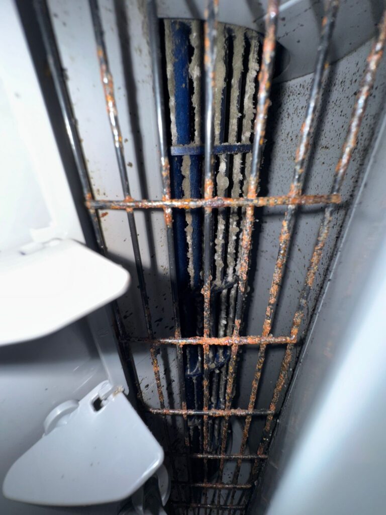 mold inside window air conditioner evaporator coil NYC